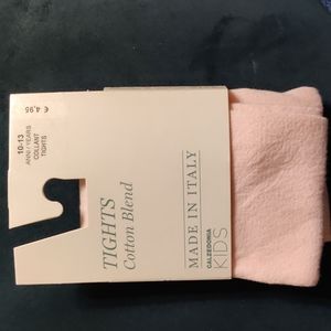 Pink Tights Cotton Size 10-13 NWT